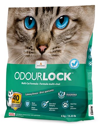 Odourlock Ultra Premium scented Clumping Litter Calming Breeze