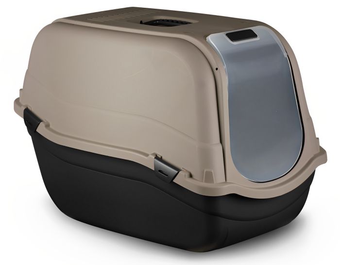 Bergamo Litter Pan Romeo With Top Maxi - Tan