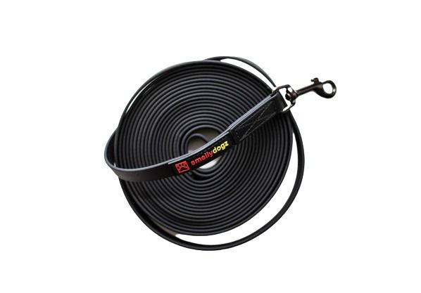 Smellydogz 20ft. Long Line Lead 5/8" - Black
