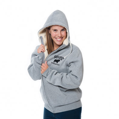 CANADA POOCH® COZY CARIBOU SHERPA LINED PARENT HOODIES