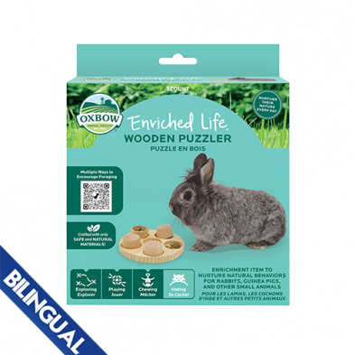 PUZZLER EN BOIS À VIE ENRICHIE OXBOW ANIMAL HEALTH™