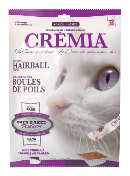 Oven-Baked Tradition Crèmia Lickable Treats Grain-Free Hairball Duck