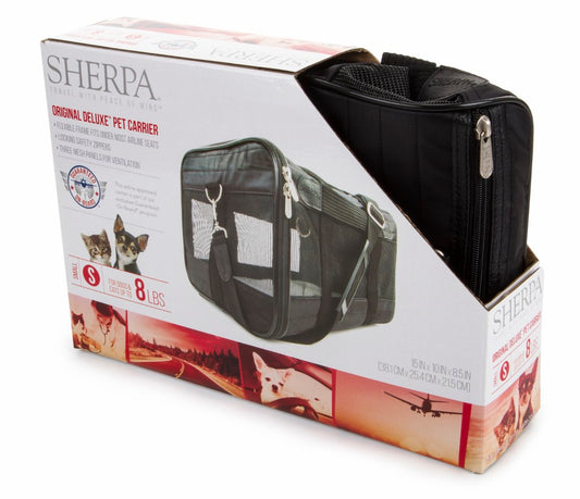 Sherpa™ Original Deluxe™ Carrier Black Small