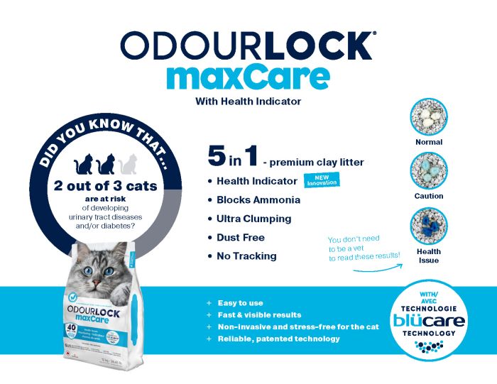 Odourlock maxCare Ultra Premium Unscented Clumping Litter