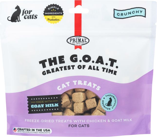 Primal The G O A T Chicken and Goat Milk Cat Treats