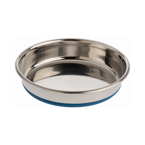 OurPets® Durapet® Premium Rubber-Bonded Stainless Steel Cat Dish