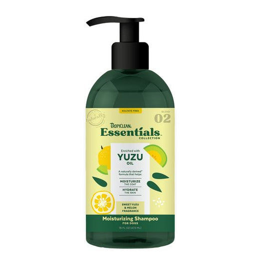 TropiClean Essentials Yuzu Fruit & Melon Shampoo