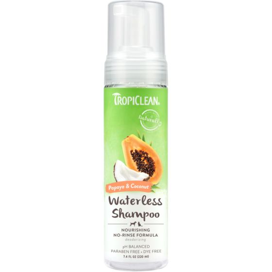 Tropiclean Papaya Waterless Shampoo for Pets