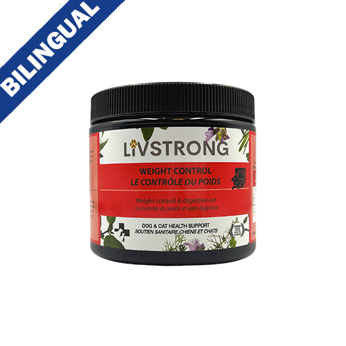 LIVSTRONG CONTRÔLE DU POIDS ET AIDE DIGESTIF SOUTIEN À LA SANTÉ DES CHIENS ET DES CHATS 145GM