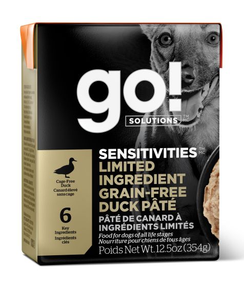Go Sensitivities Limited Ingredient Grain Free Duck Pate Dog