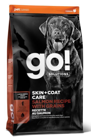 Go Skin And Coat Saumon Grande Race Chien Adulte