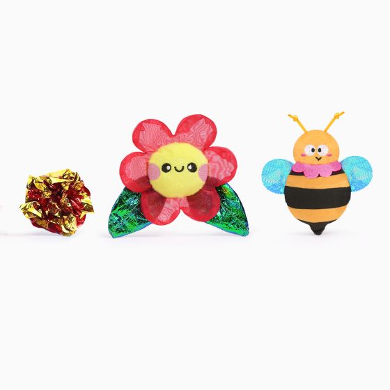 HugSmart Meow Buddies - Flower & Bee 3pk