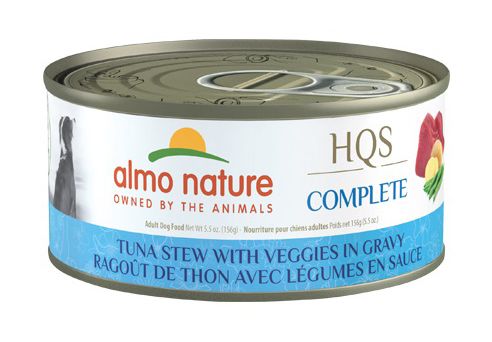 Almo Nature HQS Complete Dog Food - Tuna Stew With Veggies In Gravy 12x156g