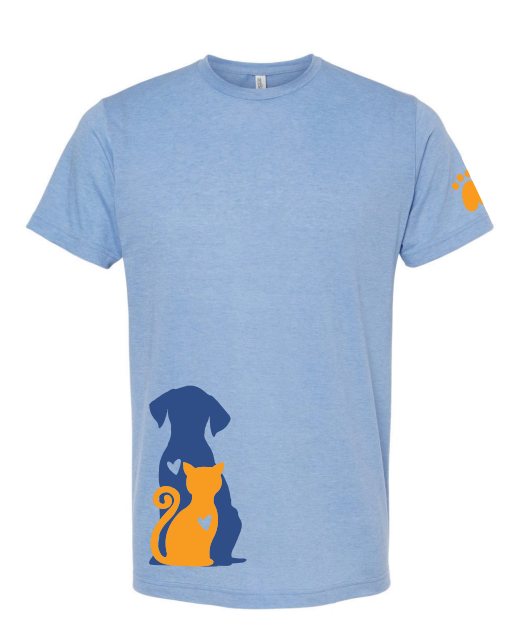 T-shirt bleu