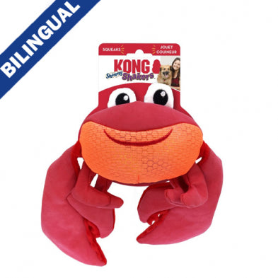 KONG® SHAKERS™ SHIMMY CRAB MEDIUM DOG TOY