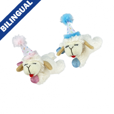 JOUET POUR CHAT MULTIPET™ LAMB CHOP® ANNIVERSAIRE 4,5"