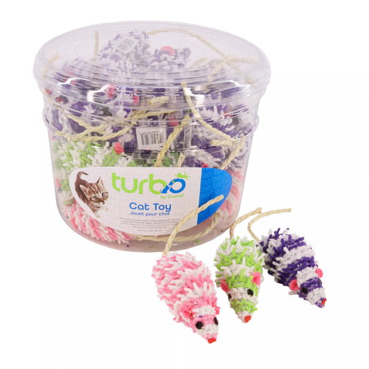 Turbo Cat Stripped Shaggy Mice
