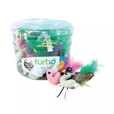 Turbo Cat Birds with Feathers