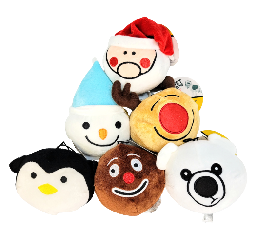 Holiday Plush Dog Toys